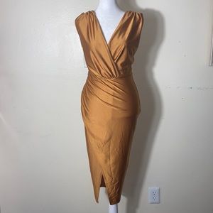 Beautiful bodycon dress in copper